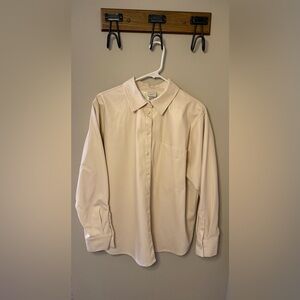 A New Day Faux Leather Button Up